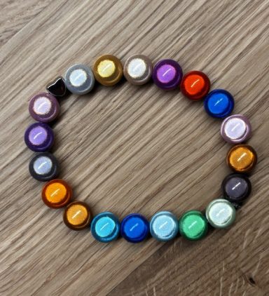 Armband, 10mm, magisch bunt  