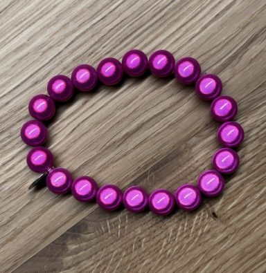 Armband, 8mm, magisch Lila  