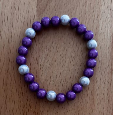 Armband Lila Weiß (VFL Osnabrück) 